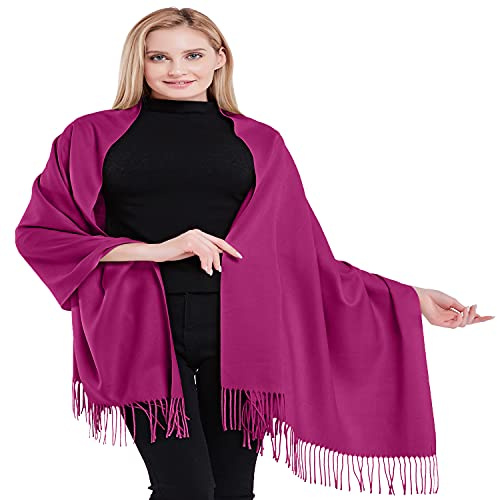 CJ Apparel Damen Schal aus 100% Kaschmir, Handgefertigt in Nepal Pashmina-Schal (1er Pack)