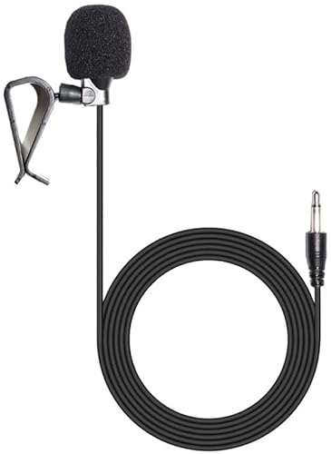 XISEDO Micrófono de Conjunto de Micrófono de 3,5 mm para Unidad de Cabeza de Vehículo de Automóvil Bluetooth Habilitado para Estéreo para Automóvil (2M)