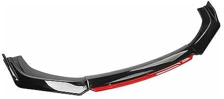 Frontal Alerón Spoiler Labio para Mazda CX-30 2019-2023,Parachoques Delantero Labio Divisor Difusor Kit Carrocería,B-Glossy-Black