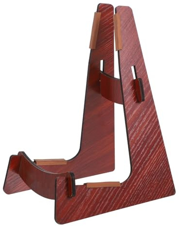 ibasenice Gitarrenständer Holz Für Ukulele Und Akustikgitarre Stabiler Bodenständer Abnehmbarer Gitarrenhalter Praktisch Für Zuhause Und Bühne