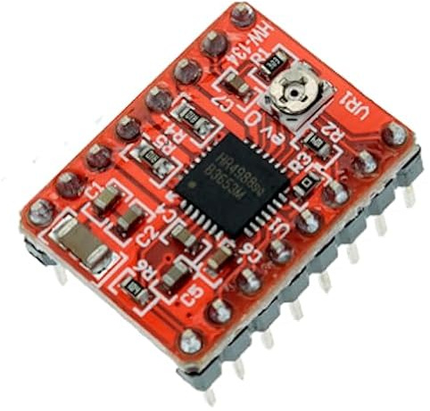 Stepper Motor Driver A4988 3D Printer Driver Module Reprap Board with Heatsink