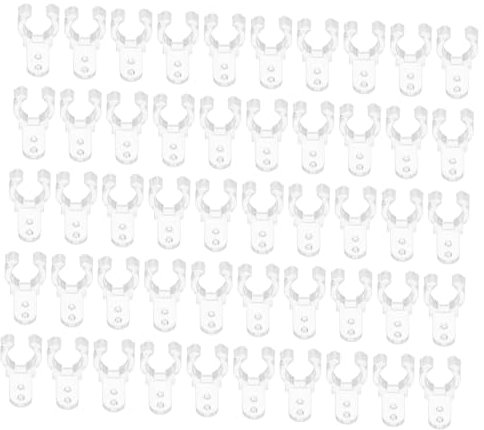Cabilock 100stücke Led-lichtschlauch-clips Pc-montageclips Mit Schrauben Lichtschlauch-halterungen Aus Kunststoff Und Metall Für Einfache Installation Und Befestigung