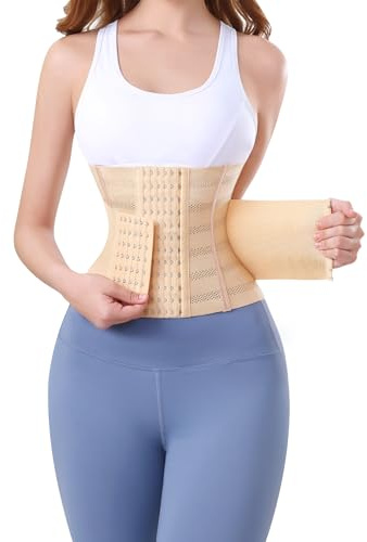 PQWEUU Bauchweggürtel Verstellbarer Waist Trainer für Fitnesstraining Schwitzgürtel für Damen und Herren