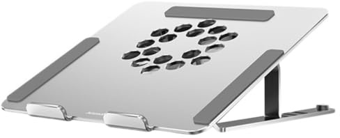 Uonlytech Soporte Elevador Ajustable para Laptop Ventilador Led Base De Refrigeración Colorida para Portátiles Diseño Ergonómico y Estructura Resistente