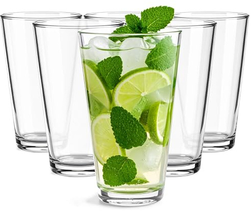 Glasmark KROSNO 1992 Juego de 6 vasos de 320 ml, transparentes, aptos para lavavajillas