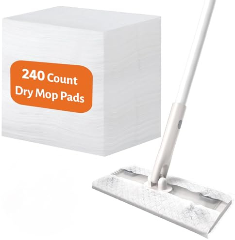 Flash Dust Magnet Dry Mop Refills Disposable Dusting Cloths Floor Dust Remove Pads Speedmop Dry Pad Refills 240 Pcs