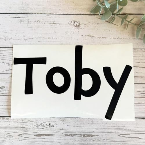 Personalised Vinyl Name Sticker Decal for Balloons and Craft Projects