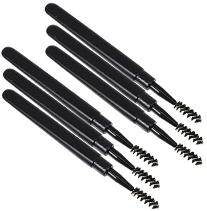Homoyoyo 6pièces Lot de Brosses pour Mascara et Sourcils Applicateur de Maquillage pour Cils et Yeux