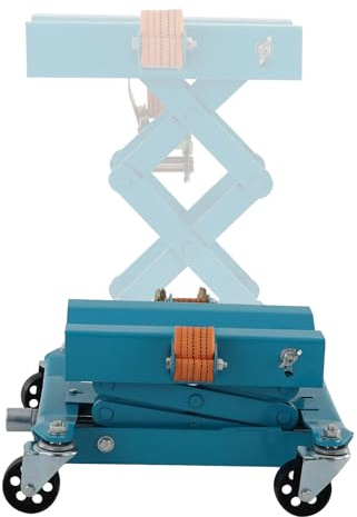 Bituxx Getriebe Heber Scherenheber Hebewerkzeug Werkstattheber Scherenwagenheber Kompakter Scheren-Getriebeheber KFZ 200Kg 185mm - 580mm 1/2