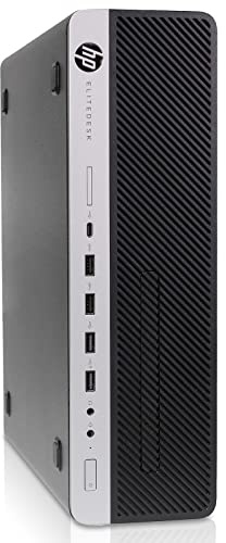 HP PC Computer Desktop EliteDesk 800 G4 SFF, Processore Core i5-8400, Memoria Ram 8GB DDR4, Disco SSD 240GB, Win 11 PRO (Ricondizionato)