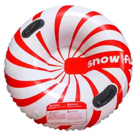 Ysyqkn Tubo Inflable de 33,5 Pulgadas, Trineo Inflable Resistente para Invierno,