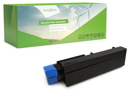 Green2Print Toner schwarz 7000 Seiten ersetzt Oki 45807106 passend für Oki B412, B432, B512, MB472, MB492, MB562