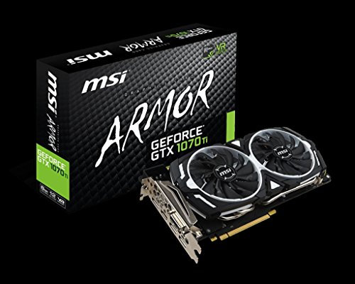 MSI V330-223R Carte Graphique Nvidia GeForce GTX 1070 Ti Armor