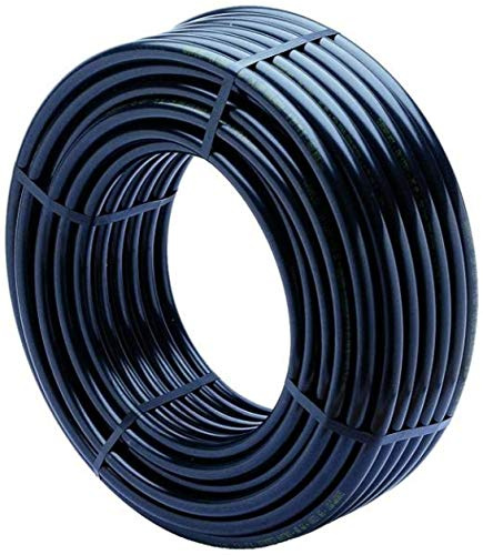 Suinga Tuyau en polyéthylène haute densité alimentaire 16 mm 40 bar 100 m noir | haute pression pour applications industrielles, noir