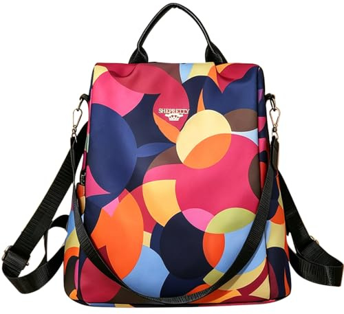 shepretty Wasserdichter Diebstahl-Rucksack für Damen
