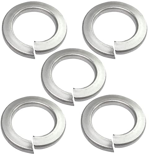 AERZETIX - Lot de 5 Rondelles Grower Frein Ressort - M18 - en Acier Inoxydable A2 - DIN127 - Type Rondelle Élastique Fendue - Bricolage