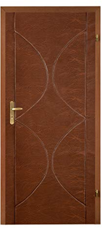 TapeOn Modern Türpolsterung zur Selbstmontage CLASSIC SET | Türverkleidung | Tür Reparatur für Innentüren | Schallschutz | T2 Halbmonde | Farbe: Süßkirsche | 101 x 205 cm | passt für 80/90 Türen