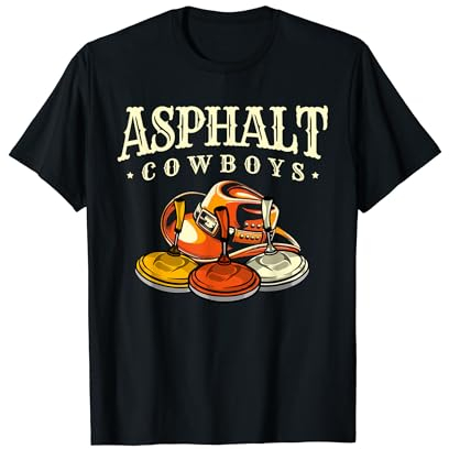 Asphaltcowboys Stocksport Stockschütze Asphaltstock Eisstock T-Shirt
