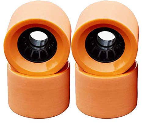Rollschuh Rollen Indoor/Outdoor Rollschuhe Räder Skateboard Räder 70 x 51 mm 78A Longboard Cruiser Ersatzräder PU Farbe Skateboard Räder (4 Stück)