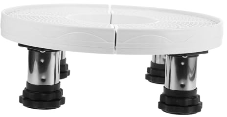 jojofuny Adjustable Height Air Conditioner Stand Mounting Bracket for Washer Fridge Base Elevated Design for Easy Cleaning Maintenance