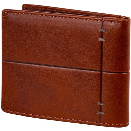Time Resistance Portefeuille en Cuir Design Minimaliste Fait Main en Italie – Porte-Cartes et Porte-Billets Élégant