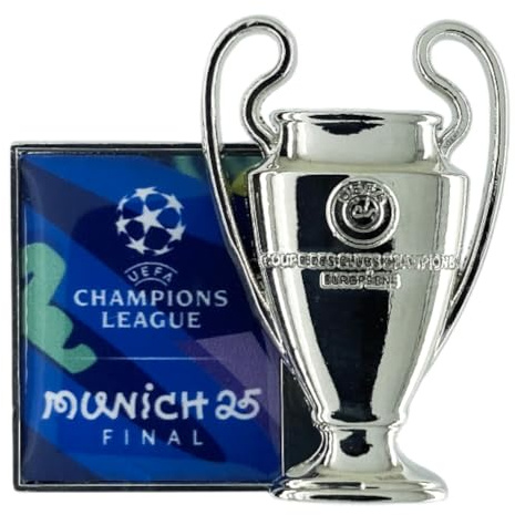 Amball Offizieller UEFA Champions League Pin „Munich 25 Final“, Limitierte, Sammler-Edition des Legendären Champions-League-Pokals als Erinnerungsstück Finale 2025