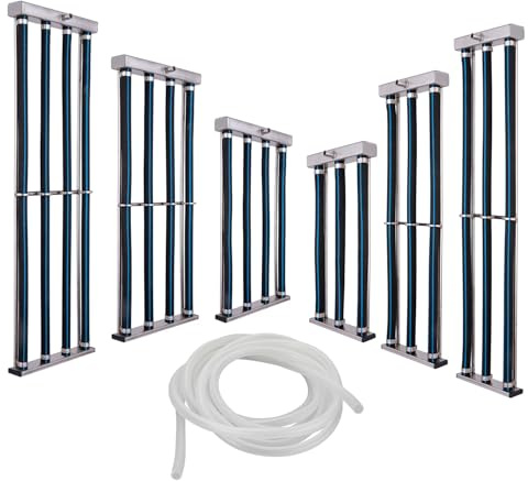 Diffuseur d’air japonais pour bassin et aquarium – Aérateur submersible en caoutchouc, silencieux et haute efficacité–Idéal pour élevage de poissons,étangs,systèmes hydroponiques (4 Rangée / Ø60cm)