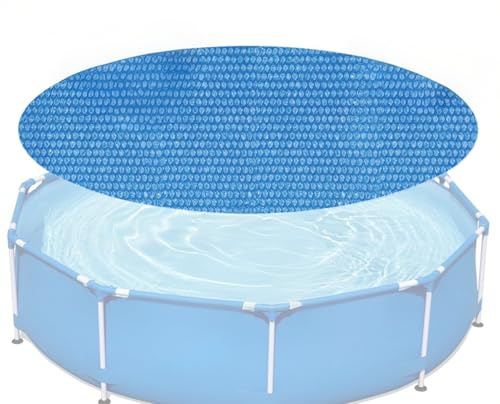 Lona de Piscina Redonda | Lona Protectora Redonda de PE para Piscina Infantil – Cubierta Protectora a Prueba de Polvo de jardín al Aire Libre