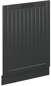 Vicco Façade de Lave-Vaisselle Fame-Line, Gris foncé, 60cm sans PT, à Combiner avec d'autres modules de la série Fame-Line
