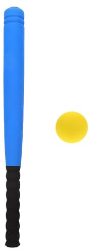 Veemoon Bate de Béisbol Infantil de Espuma Eva Azul Pequeño Juego de Juguetes de Béisbol Exteriores con Accesorios Adecuado para Juegos al Aire Libre y Desarrollo Motriz Color Aleatorio