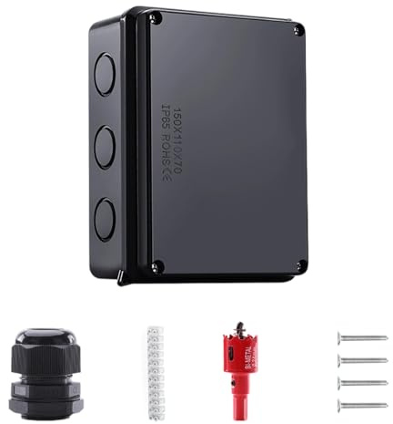 Underground Electrical Junction Box with Terminals Waterproof Junction Boxes Cable Sleeve Electrical Protections Case Barrier Terminals Cable Connectors