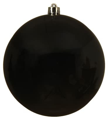 Christmas Decoration Weihnachtskugeln XXL Kunststoff 20cm x 1 Stück bruchsicher schwarz
