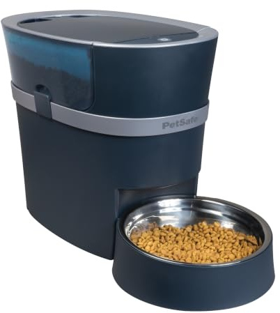 PetSafe Smart Feed Automatischer Hunde- und Katzenfutterspender | Einstellbare Portionskontrolle, WiFi-kompatibel, Edelstahlschüssel, App-gesteuert