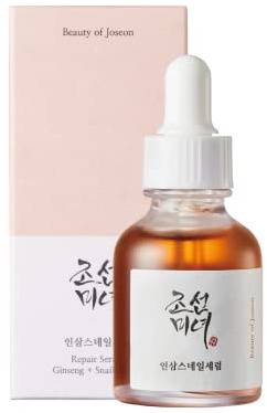 Beauty of Joseon | Repair Serum: Ginseng + Snail Mucin | 30ml (1 fl.oz.) | Korean Skin Care | For all skin types.