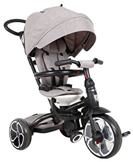 QPLAY - Prime Evolution Dreirad 3 in 1, Farbe Grau, QP100.08, Groß