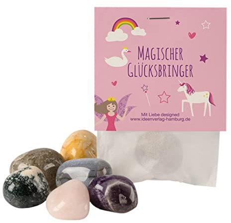 10x Einhorn / Märchen Glückssteine für Kinder / Glücksbringer Stein Magische Glücksbringer als Mitgebsel Kindergeburtstag Einhorn / Glücksbringer Kinder / Einhorn Geburtstag Mitgebsel Kinder