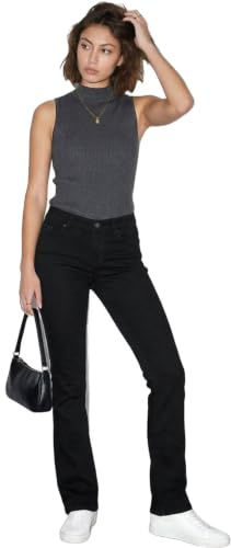 LTB Damen Jeans Fallon Flared Fit - Schwarz - Black Wash W26-W34 Baumwolle, Größe:30W / 30L, Farbvariante:Black Wash 200