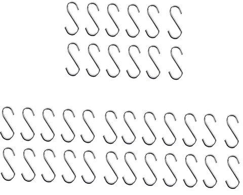 Cabilock 300 Stk Wand Kleiderständer Wandhaken Mini s Hakenverbinder S-förmige Haken Kleiderhaken Haken Zum Aufhängen An Der Wand Abnehmbare Küchenhaken Kleider Hängen Aufhänger Gewöhnliche