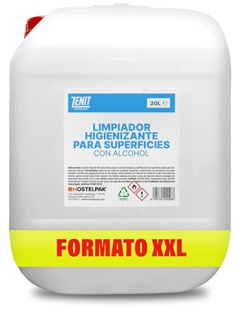 20L | Limpiador superficies con alcohol | Limpieza profunda de superficies | Limpieza profesional