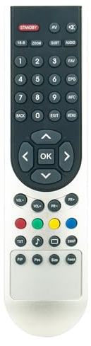 ALLIMITY Télécommande Applicable à BEKO LCD TV 40WLU530HID 42WLU530HID 32WLU550FHID 37WLU530HID 15LB250MID 22WLP530HID 26WLZ530HID 32WLU530HID 37WLU550FHID