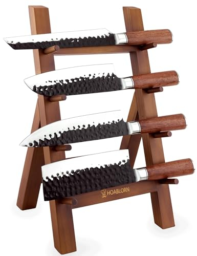 ChefHoablorn Knife Set, Traditional Japanese Kitchen Knife 4PCS Knives German Stainless Steel Suitable for Sushi bar, Restaurant, Cook Store