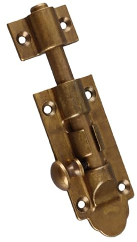 Chiusura a Scatto in Ottone Antico per Mobili per Armadietti con Finestra Cassaforte Antiruggine per Chiusura per Porta Vintage Decorativa per Famiglie Colore Ottone Antico