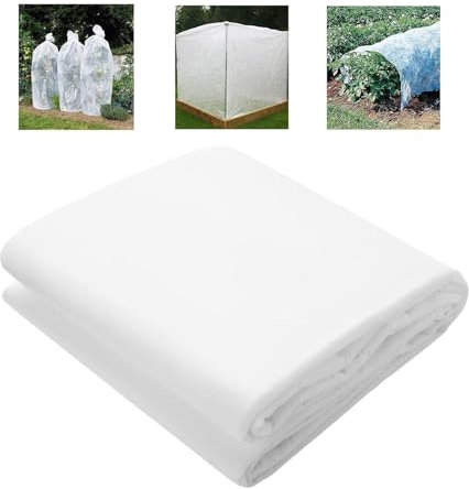 ASOPFYUM Garden Fleece Frost Protection, Horticultural Fleece(1.5 x 10m) 30g/m², Suitable for Outdoor Plants, Vegetables, Winter Cold Snow Protection, Wool Plants in Winter, Plant Covers for Frost