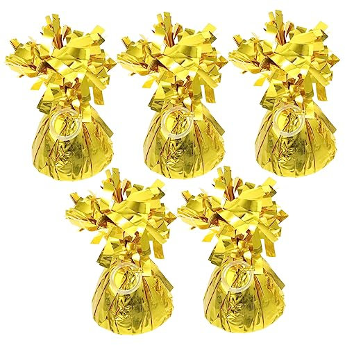 PRETYZOOM 5 Pz accessorio per palloncini da matrimonio palloni balloons accessori per palloncini porta da tavolo pesi per in cemento base appesantita a palloncino