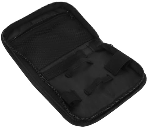 SAFIGLE Tragbare Diabetes Organizer Tasche Aus Dickem Polyester Stoßfestes Reiseetui Für Blutzuckermessgeräte Und Zubehör Schwarz Multifach Für Unterwegs Und Klinik