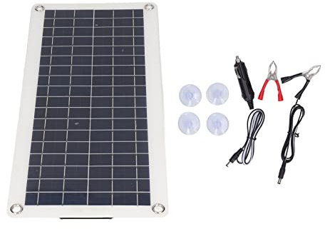 Solar Battery Charger High Efficiency ETFE Solar Panel for Car RV 12V