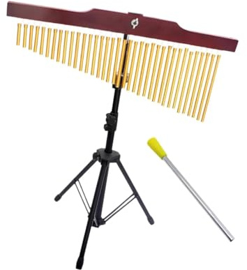 Wind Chimes with Stand 36 Tone Wind Chime Bell Bar Chimes Musical Percussion Instrument Hand for Classroom Beginners