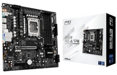 ASRock Scheda madre B860M Pro-ATPM LGA1851 Micro-ATX Business, supporta processori Intel Core Ultra Series 2, DDR5 8666+ (OC), PCIe 5.0, 2.5G LAN, SPI TPM 2.0, Secured-core PC Ready