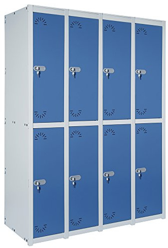 Vestiaire Métallique industrie propre. 2 Portes. 1 Module. 4 Eléments. Dim : H 1800 mm x L 1030 mm x P 520 mm. Démonté