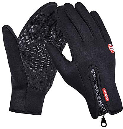 Yizhet Handschuhe Herren Damen Winter Touchscreen Handschuhe Thermo Handschuhe Sporthandschuhe Laufhandschuhe Winddicht Anti-Rutsch Full Finger Fahren Radfahren (Unisex)